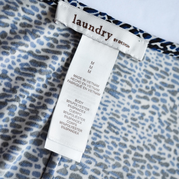 Laundry by Design Print Wrap Dress - Picture 5 of 6